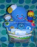 polka dot baby einstein octopus cake