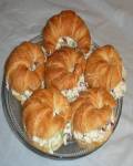 chicken salad crossiants for a baby shower