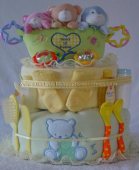 baby bath buddies bear diaper cake