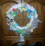 safari animals diaper wreath