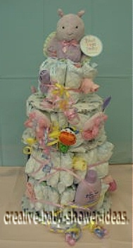 diaper cake centerpiece