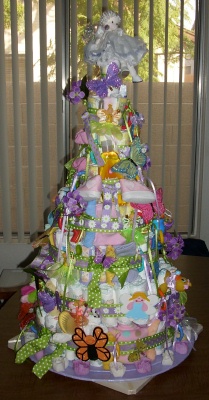 fairy doll diaper cake