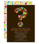 gender reveal question mark invitation 