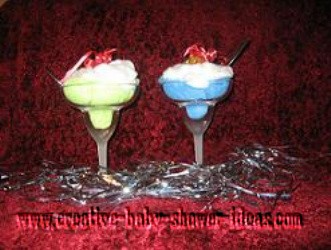 washcloth ice cream sundae