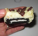 chocolate chip oreo mini cheesecake