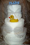 its a boy towel cake