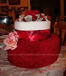 red money towel cake