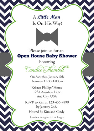 open house baby shower invitations