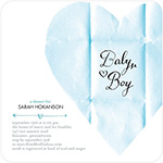 love note baby shower invitation