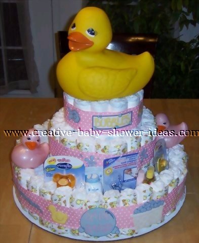 Rubber ducky 2024 diaper cake