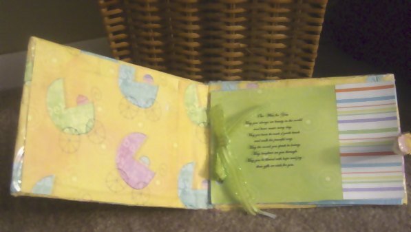 baby shower scrapbook