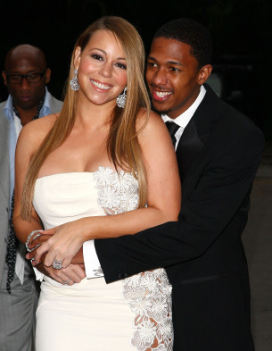 mariah carey and husband smiling