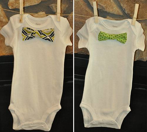 Onesie Bow Tie Pattern