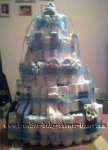 5 tier boy diaper cake