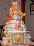 hundred acre woods diaper cake