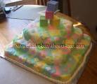 pastel blocks quilt cake