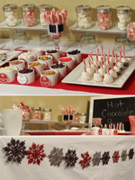 christmas hot chocolate bar