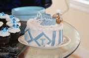 Prince Baby Shower Cake