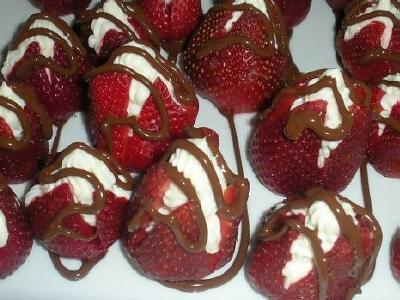 Delicious Stuffed Strawberries