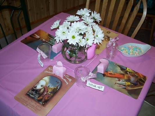 alice in wonderland baby shower