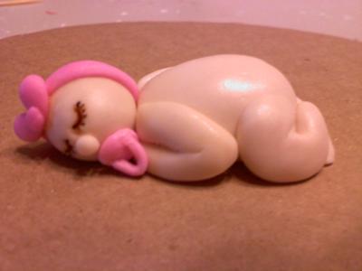 Baby Isabella Cake