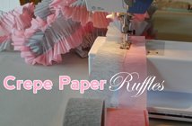 crepe paper ruffles