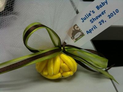 Banana Baby Shower Favors